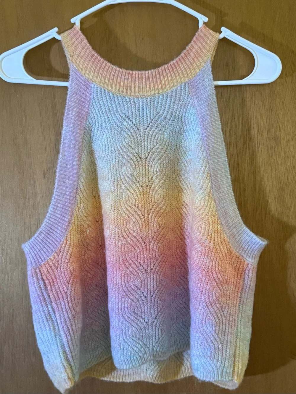 UNIONBAY Women's Rosana Ombre Stripe Sweater Tank Size L